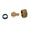 Flair-It Flair-It 51196 Brass Swivel Adapter - 1/2" x 1/2" FPT SWV, Brass Nut 51196